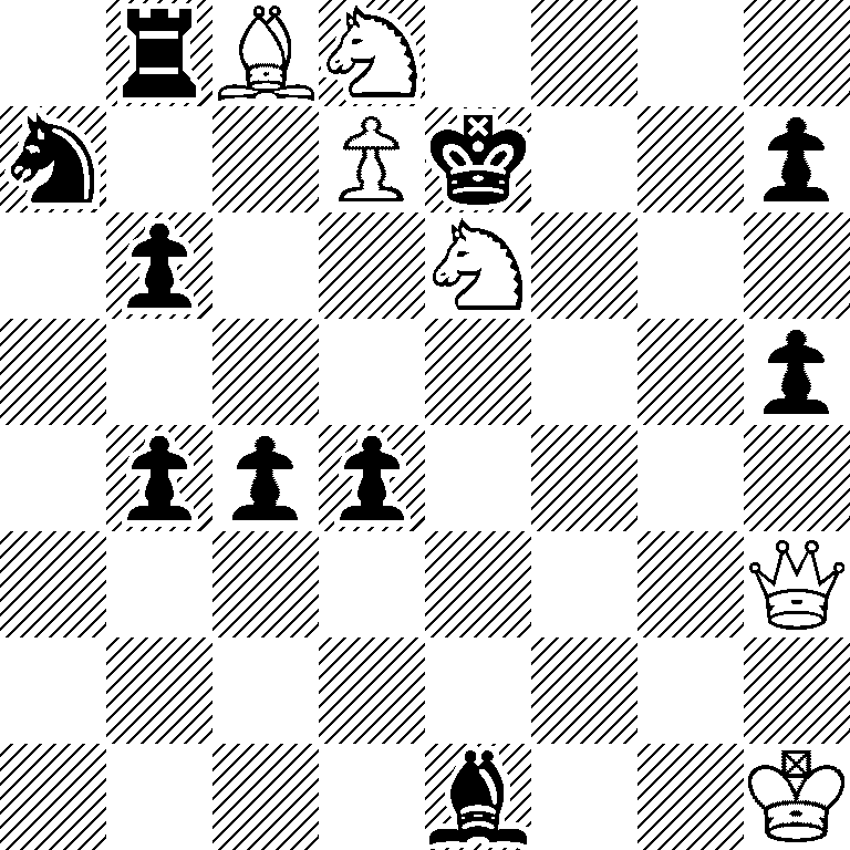 1rBN4/n2Pk2p/1p2N3/7p/1ppp4/7Q/8/4b2K