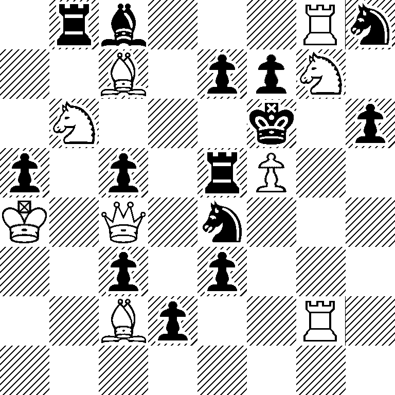 1rb3Rn/2B1ppN1/1N3k1p/p1p1rP2/K1Q1n3/2p1p3/2Bp2R1/8