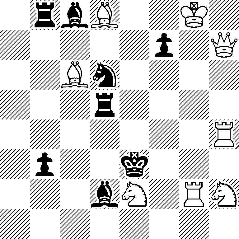 1rbB2K1/5p1Q/2Bn4/3r4/7R/1p2k3/3bN1RN/8