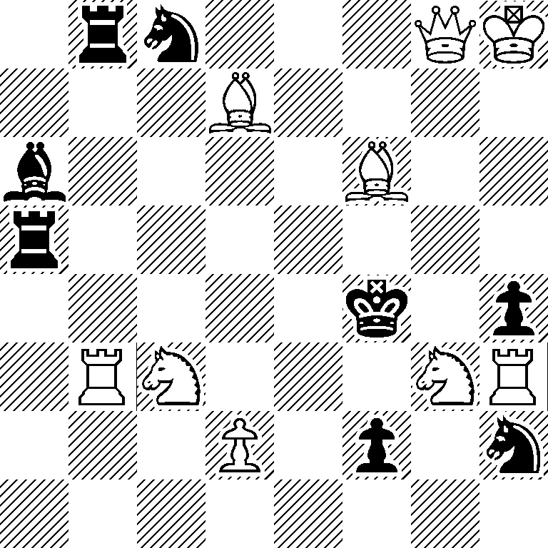 1rn3QK/3B4/b4B2/r7/5k1p/1RN3NR/3P1p1n/8