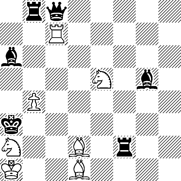 1rq5/2R5/b7/4N1b1/1P6/k7/N2B1r2/K2B4