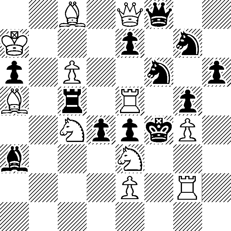 2B1Qq2/K3p1n1/p1P2n1p/B1r1R1p1/2NppkP1/b3N3/4P1R1/8