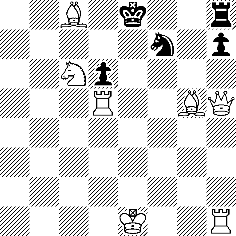 2B1k2r/5n1p/2Np4/3R2BQ/8/8/8/4K2R