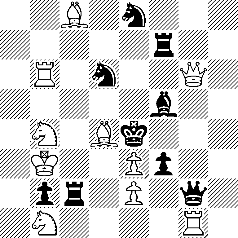 2B1n3/5r2/1R1n2Q1/5b2/1N1Bk3/1K2Pp2/1pr1P1q1/1N4R1
