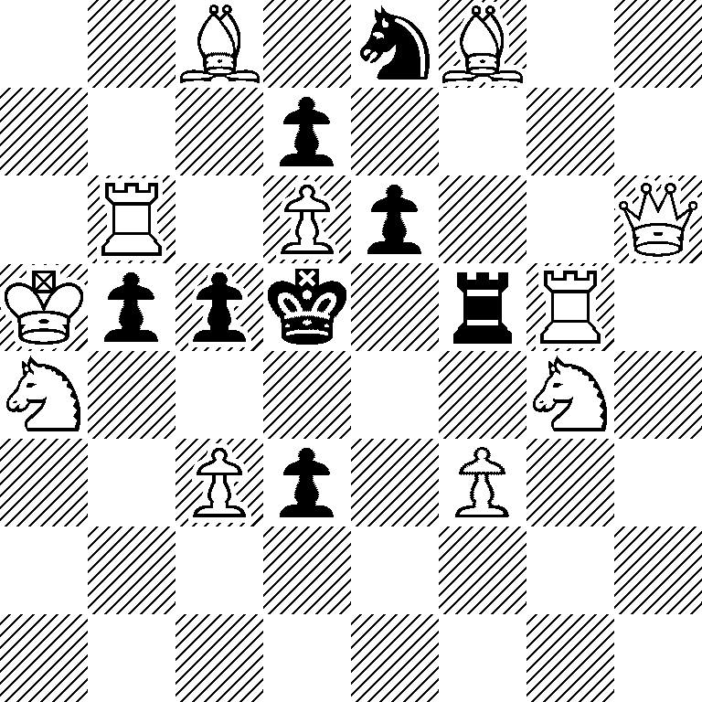 2B1nB2/3p4/1R1Pp2Q/Kppk1rR1/N5N1/2Pp1P2/8/8
