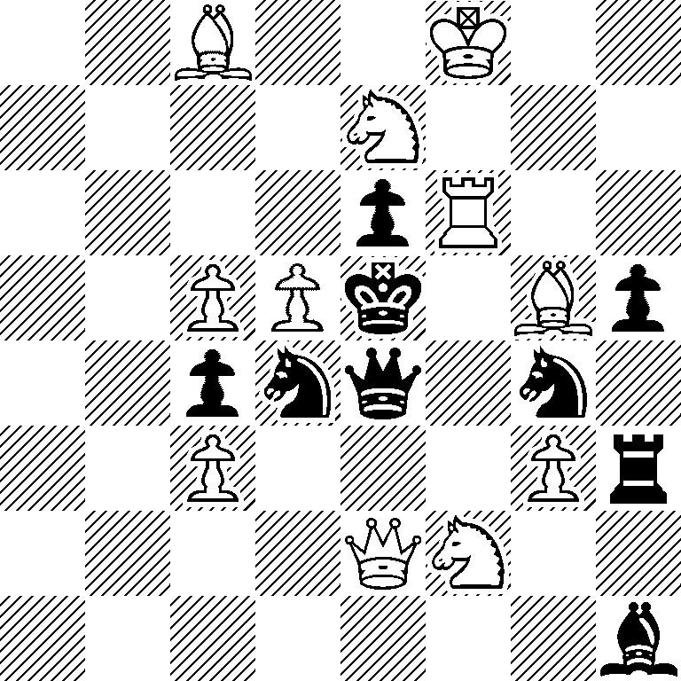 2B2K2/4N3/4pR2/2PPk1Bp/2pnq1n1/2P3Pr/4QN2/7b