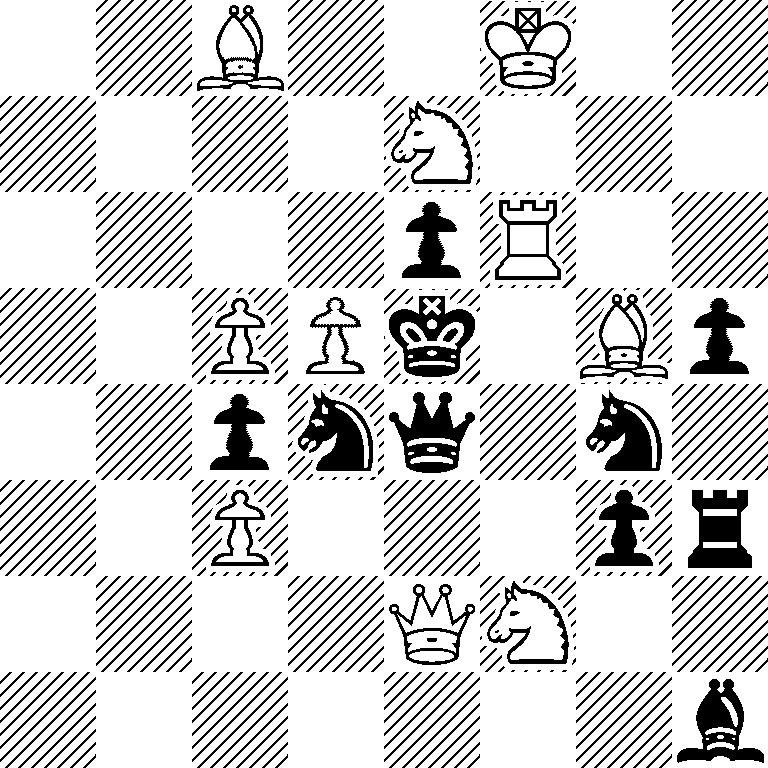 2B2K2/4N3/4pR2/2PPk1Bp/2pnq1n1/2P3pr/4QN2/7b