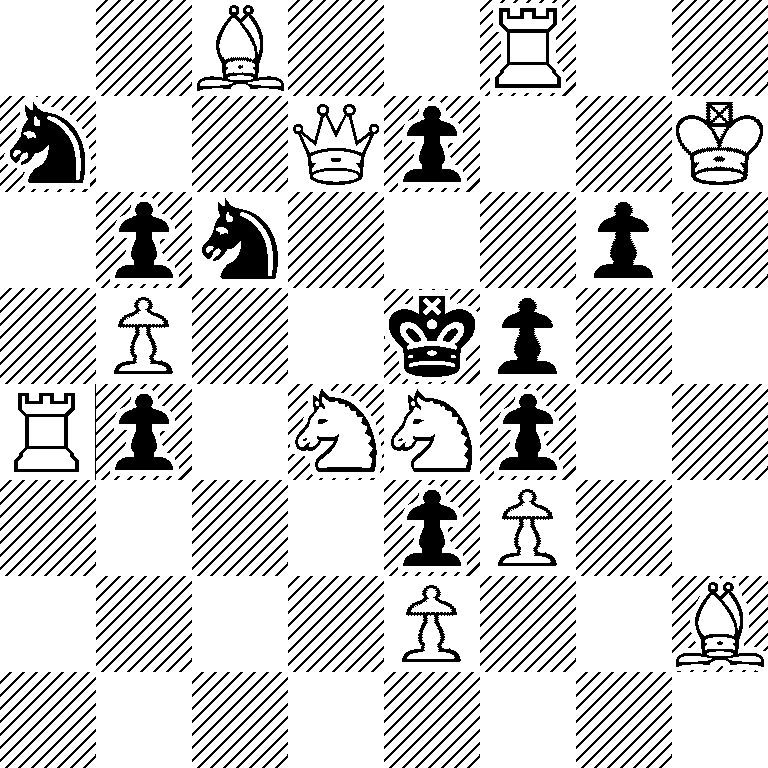 2B2R2/n2Qp2K/1pn3p1/1P2kp2/Rp1NNp2/4pP2/4P2B/8