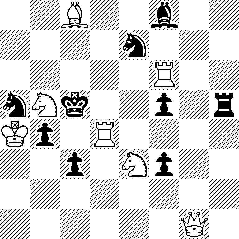 2B2b2/4n3/5R2/nNk2p1r/Kp1R4/2p1Np2/8/6Q1
