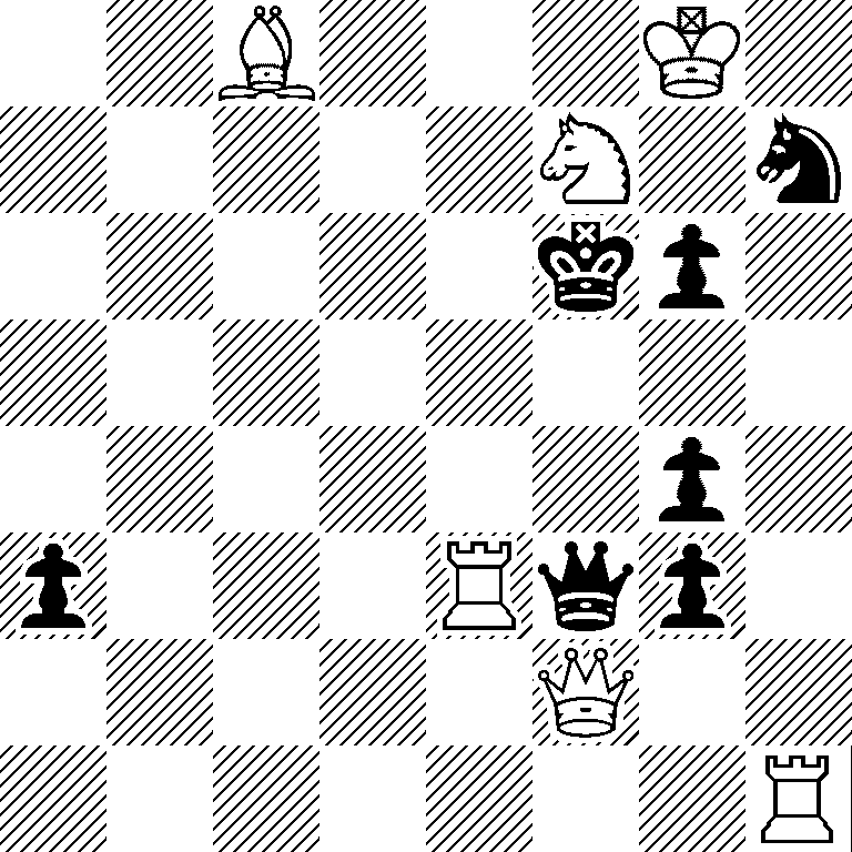 2B3K1/5N1n/5kp1/8/6p1/p3Rqp1/5Q2/7R