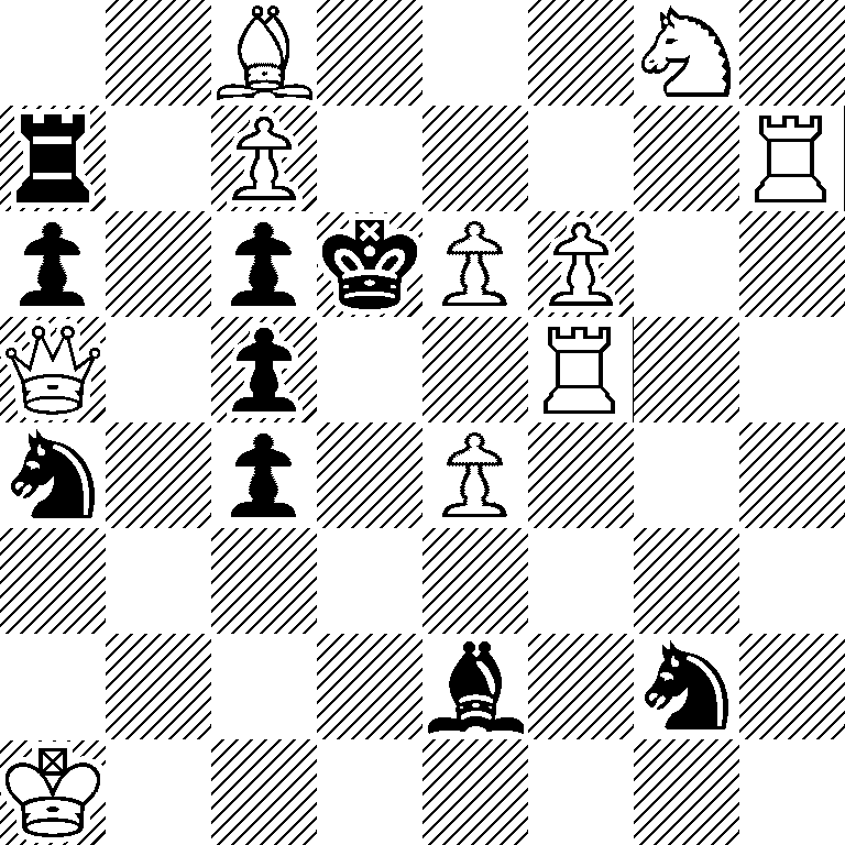 2B3N1/r1P4R/p1pkPP2/Q1p2R2/n1p1P3/8/4b1n1/K7