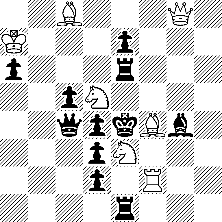 2B3Q1/K3p3/p3r3/2pN4/2qpkBb1/3pN3/3p1R2/4r3