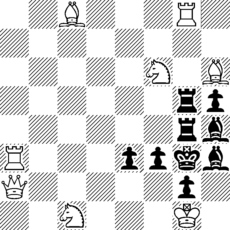 2B3R1/8/5N1B/6rp/6rb/R3ppkb/Q5p1/2N3K1