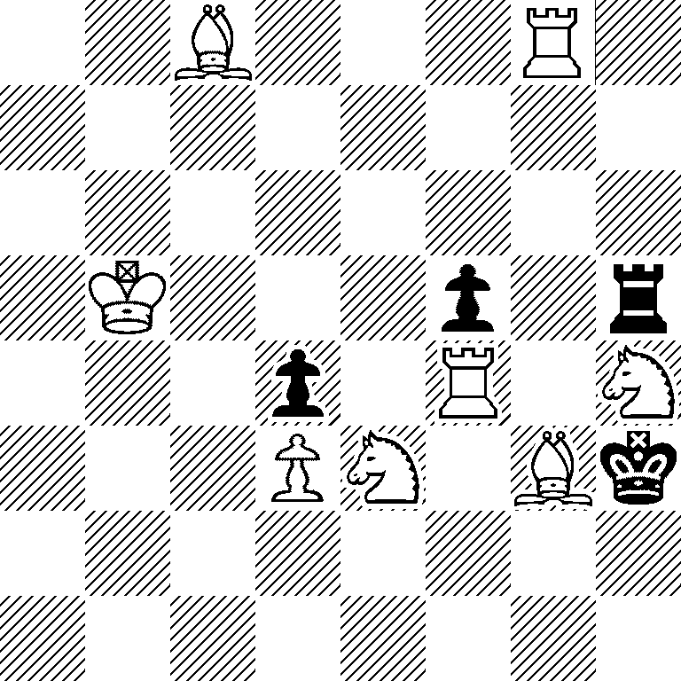 2B3R1/8/8/1K3p1r/3p1R1N/3PN1Bk/8/8