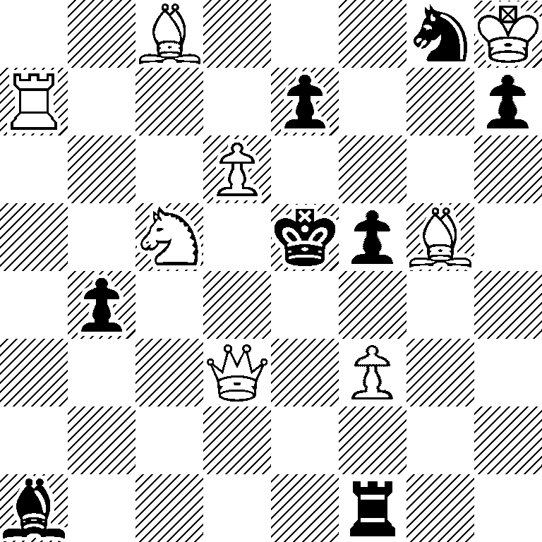 2B3nK/R3p2p/3P4/2N1kpB1/1p6/3Q1P2/8/b4r2
