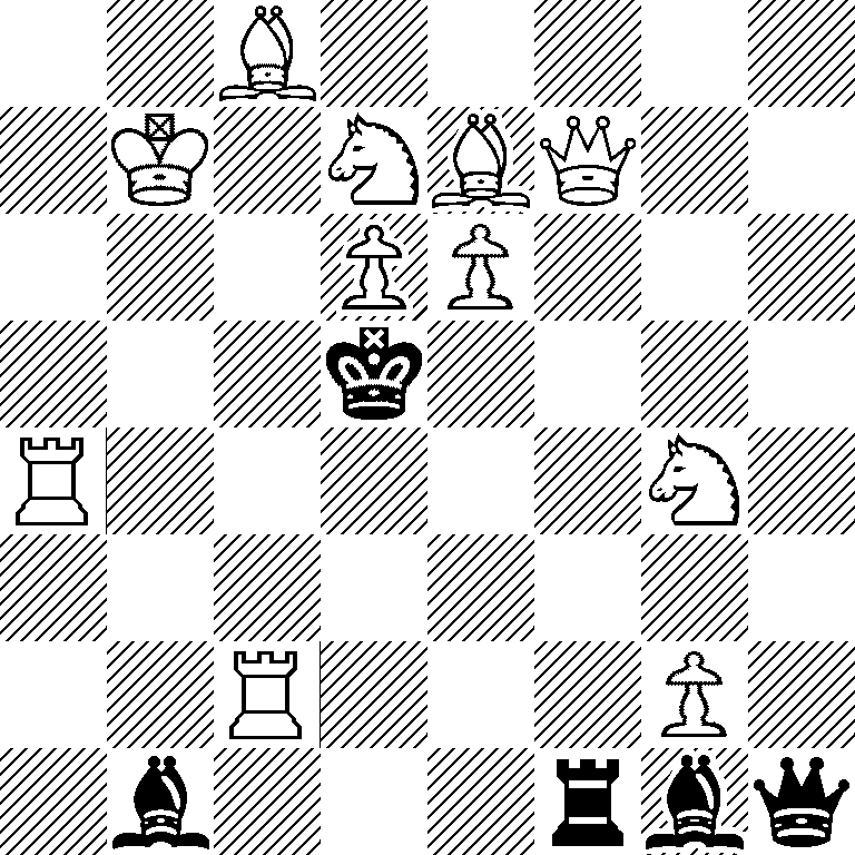2B5/1K1NBQ2/3PP3/3k4/R5N1/8/2R3P1/1b3rbq