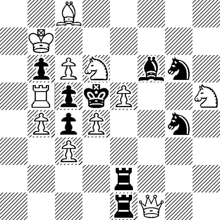 2B5/1K6/1pPN1bn1/1RpkP2N/1PpP2n1/2P5/4r3/4rQ2