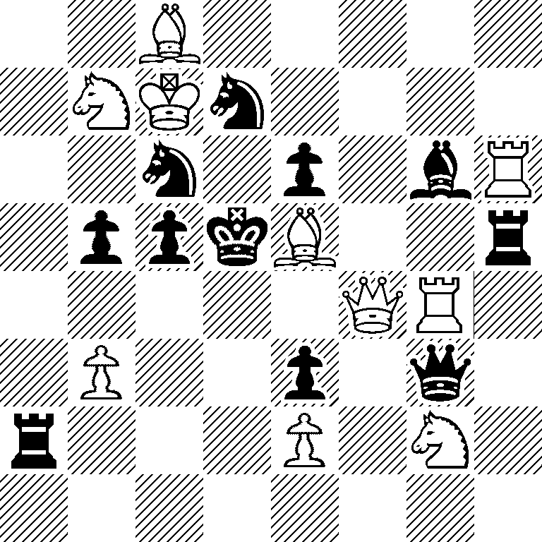 2B5/1NKn4/2n1p1bR/1ppkB2r/5QR1/1P2p1q1/r3P1N1/8