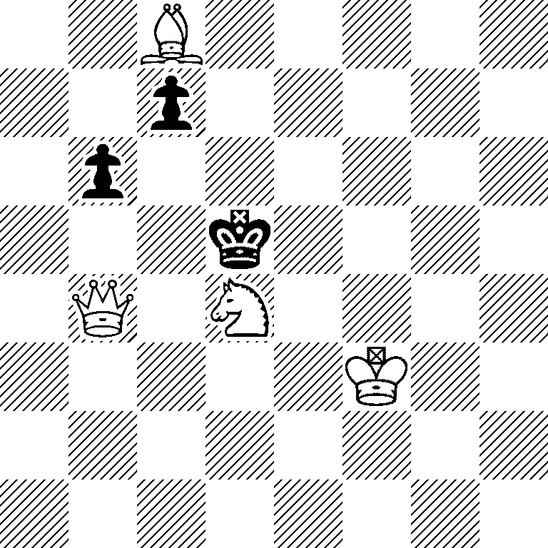 2B5/2p5/1p6/3k4/1Q1N4/5K2/8/8