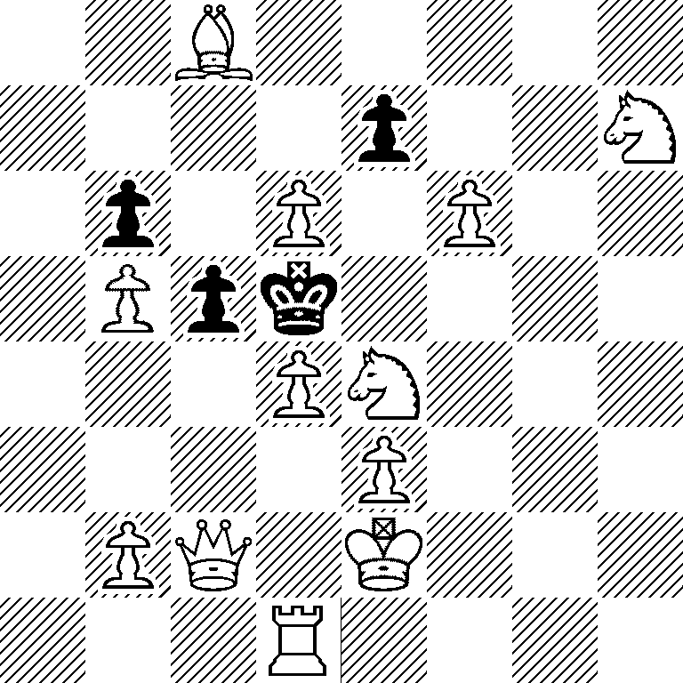 2B5/4p2N/1p1P1P2/1Ppk4/3PN3/4P3/1PQ1K3/3R4