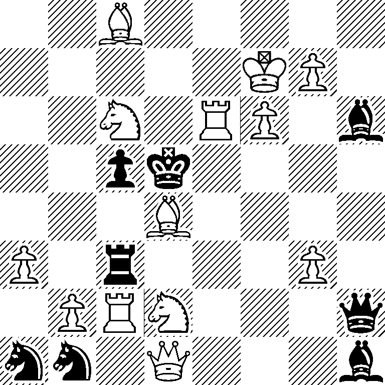 2B5/5KP1/2N1RP1b/2pk4/3B4/P1r3P1/1PRN3q/nn1Q3b