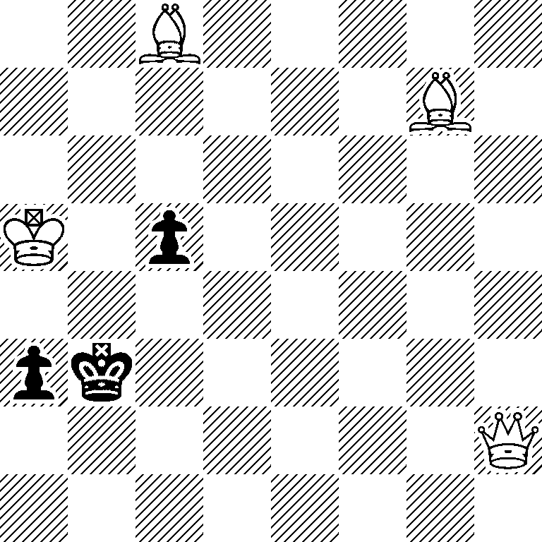 2B5/6B1/8/K1p5/8/pk6/7Q/8