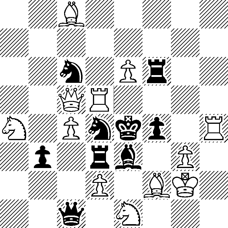 2B5/8/2n1Pr2/2QR4/N1Pnkp1R/1p1rb1P1/3P1BK1/2q1N3