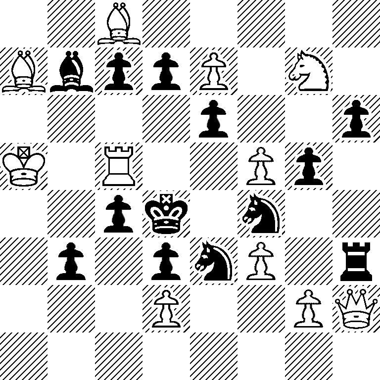 2B5/BbppP1N1/4p2p/K1R2Pp1/2pk1n2/1p1pnP1r/3P2PQ/8