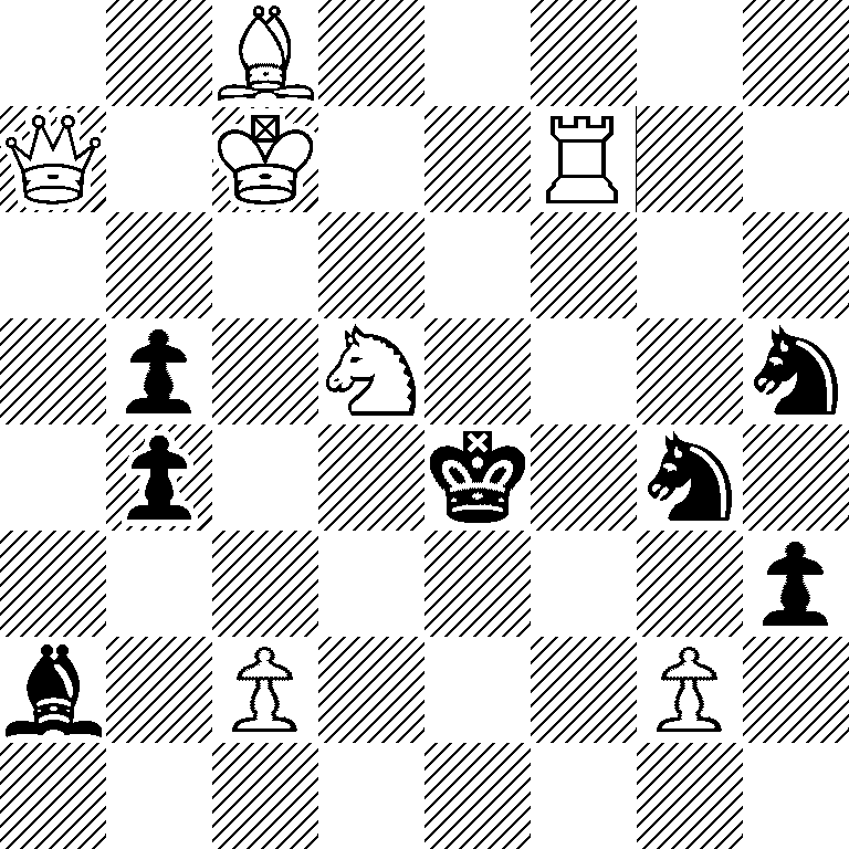 2B5/Q1K2R2/8/1p1N3n/1p2k1n1/7p/b1P3P1/8