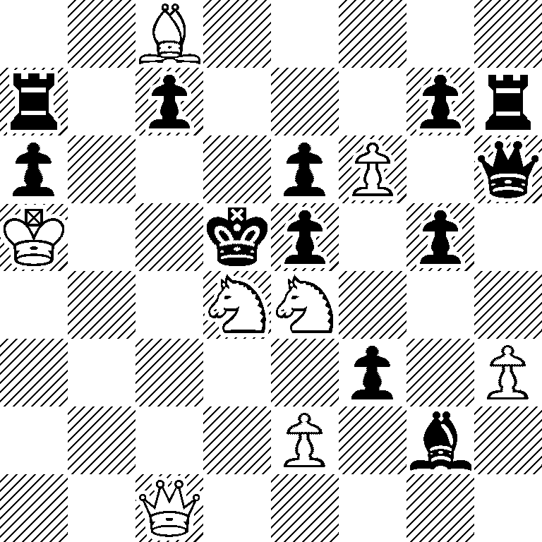 2B5/r1p3pr/p3pP1q/K2kp1p1/3NN3/5p1P/4P1b1/2Q5