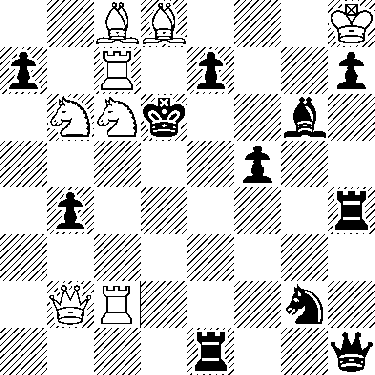 2BB3K/p1R1p2p/1NNk2b1/5p2/1p5r/8/1QR3n1/4r2q