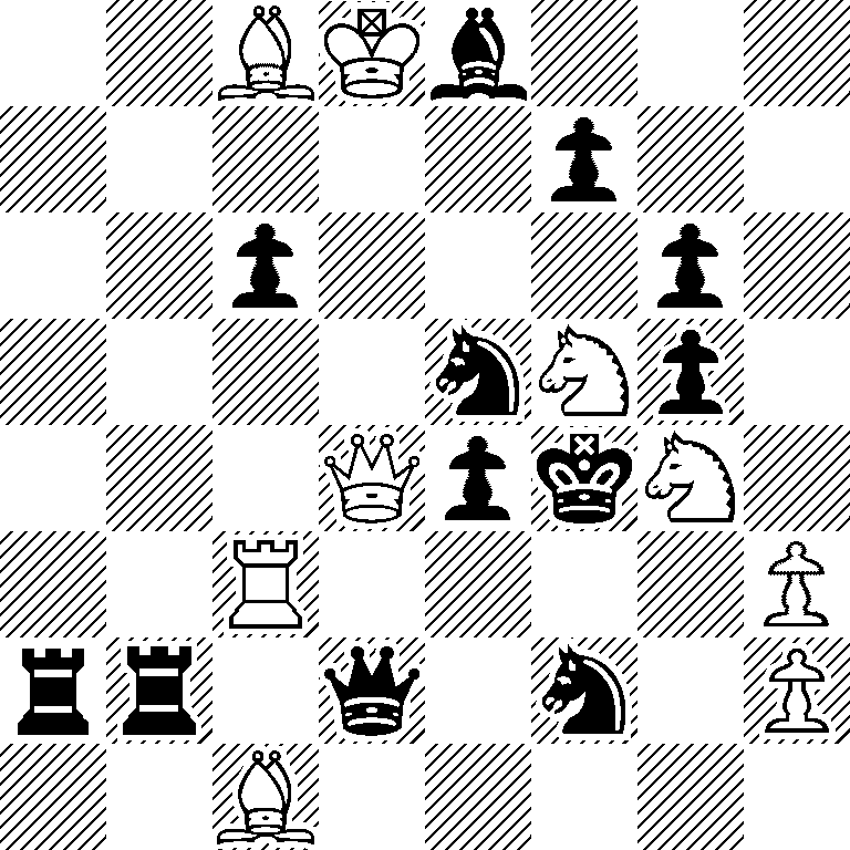 2BKb3/5p2/2p3p1/4nNp1/3QpkN1/2R4P/rr1q1n1P/2B5