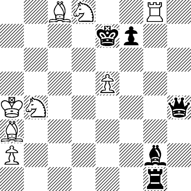 2BN2R1/4kp2/8/4P3/KN5q/B7/P5b1/6r1
