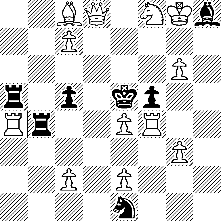 2BQ1NKb/2P5/6P1/r1p1kp2/Rr2PR2/6P1/2P1P3/4n3
