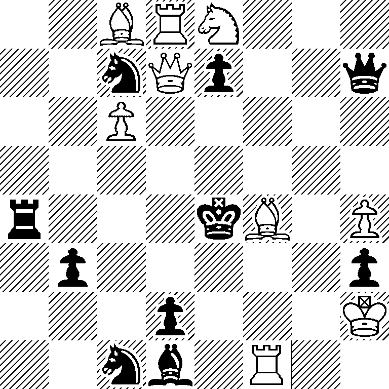 2BRN3/2nQp2q/2P5/8/r3kB1P/1p5p/3p3K/2nb1R2