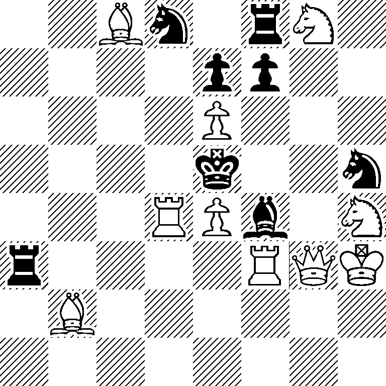 2Bn1rN1/4pp2/4P3/4k2n/3RPb1N/r4RQK/1B6/8