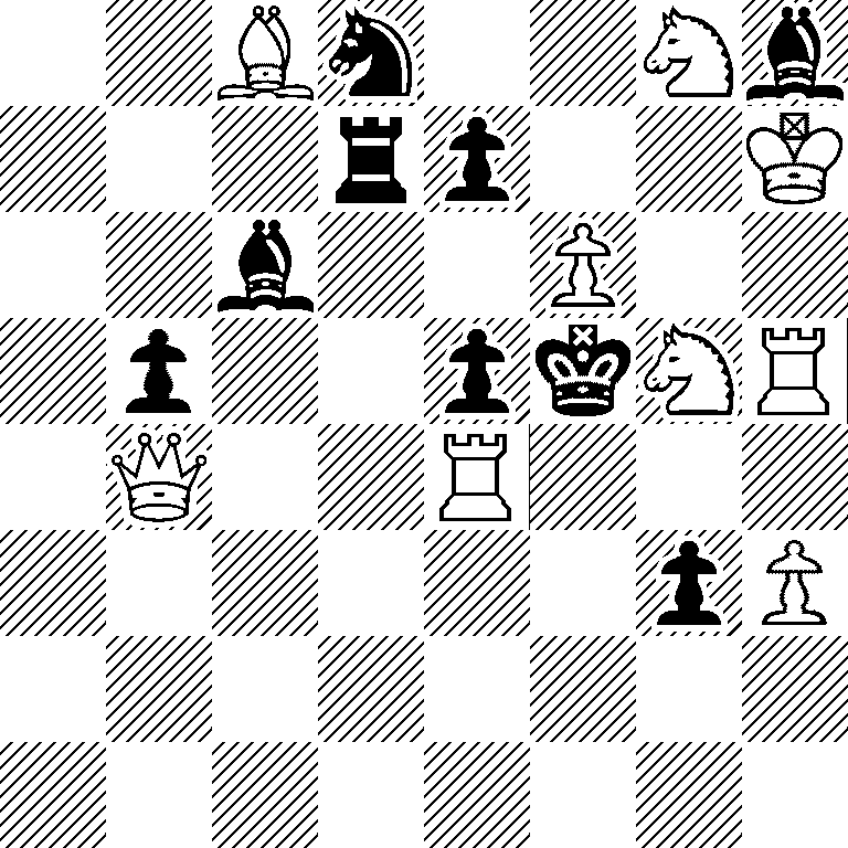 2Bn2Nb/3rp2K/2b2P2/1p2pkNR/1Q2R3/6pP/8/8