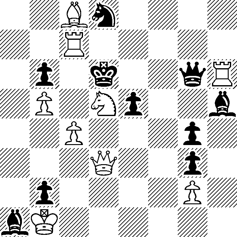 2Bn4/2R5/1p1k2qR/1P1Np2b/2P3p1/3Q2p1/1p4P1/bK6
