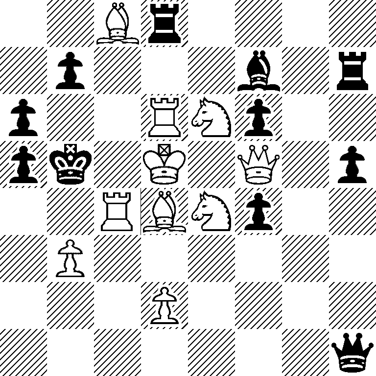 2Br4/1p3b1r/p2RNp2/pk1K1Q1p/2RBNp2/1P6/3P4/7q