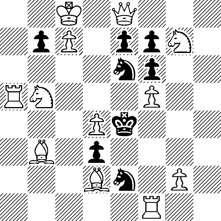 2K1Q3/1pP1ppN1/4np2/RN3P2/3Pk3/1B1p4/3Bn1P1/5R2
