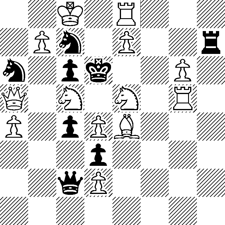 2K1R3/1Pn1P2r/n1pk2P1/Q1N1N1R1/P1pPB3/3p4/2qP4/8