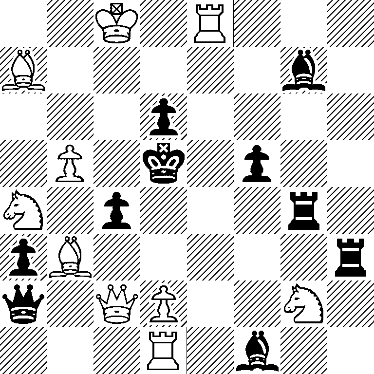 2K1R3/B5b1/3p4/1P1k1p2/N1p3r1/pB5r/q1QP2N1/3R1b2