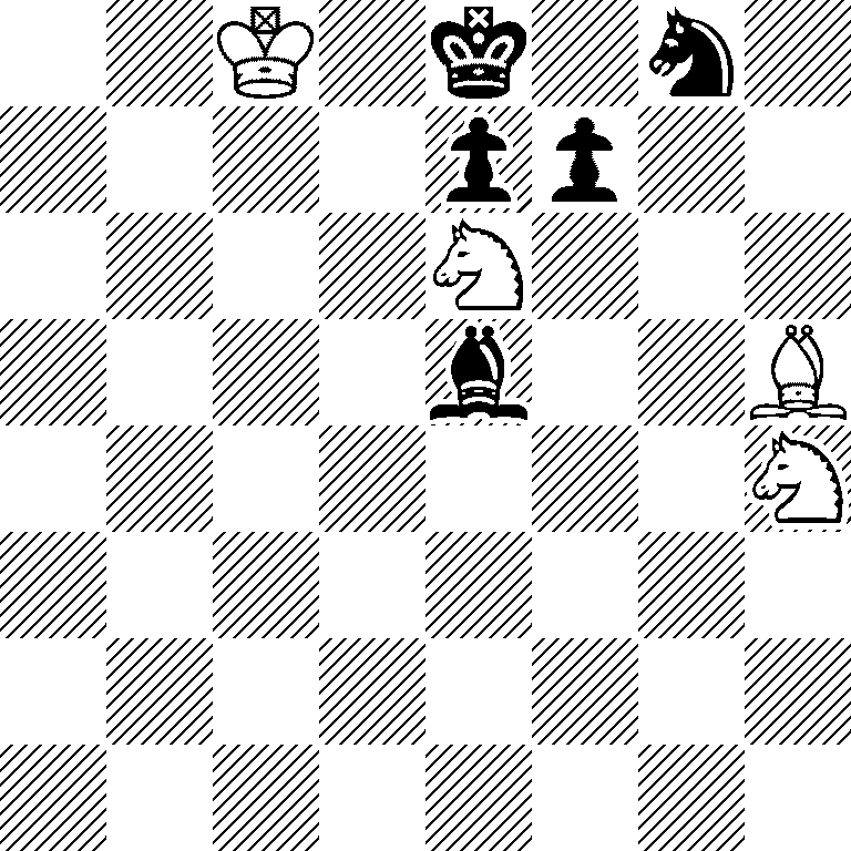 2K1k1n1/4pp2/4N3/4b2B/7N/8/8/8