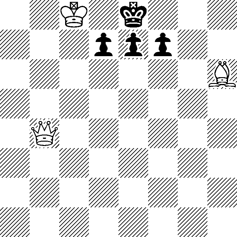 2K1k3/3ppp2/7B/8/1Q6/8/8/8