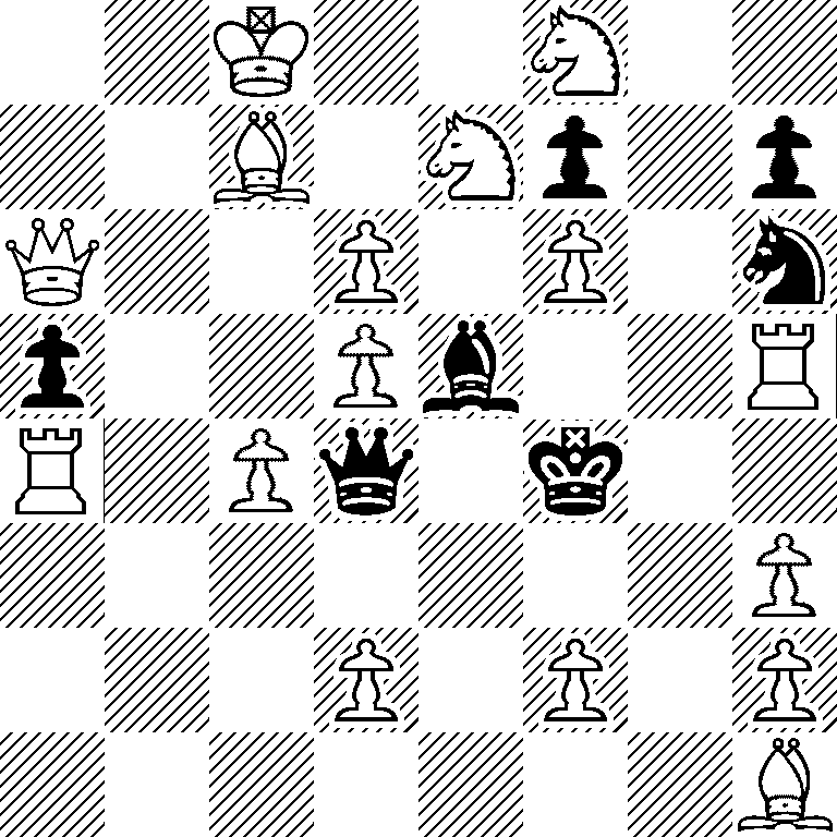 2K2N2/2B1Np1p/Q2P1P1n/p2Pb2R/R1Pq1k2/7P/3P1P1P/7B