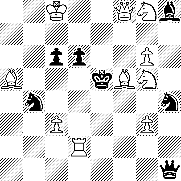 2K2QNb/8/2pp2P1/B3kBN1/1n5n/2P3P1/3R4/7q