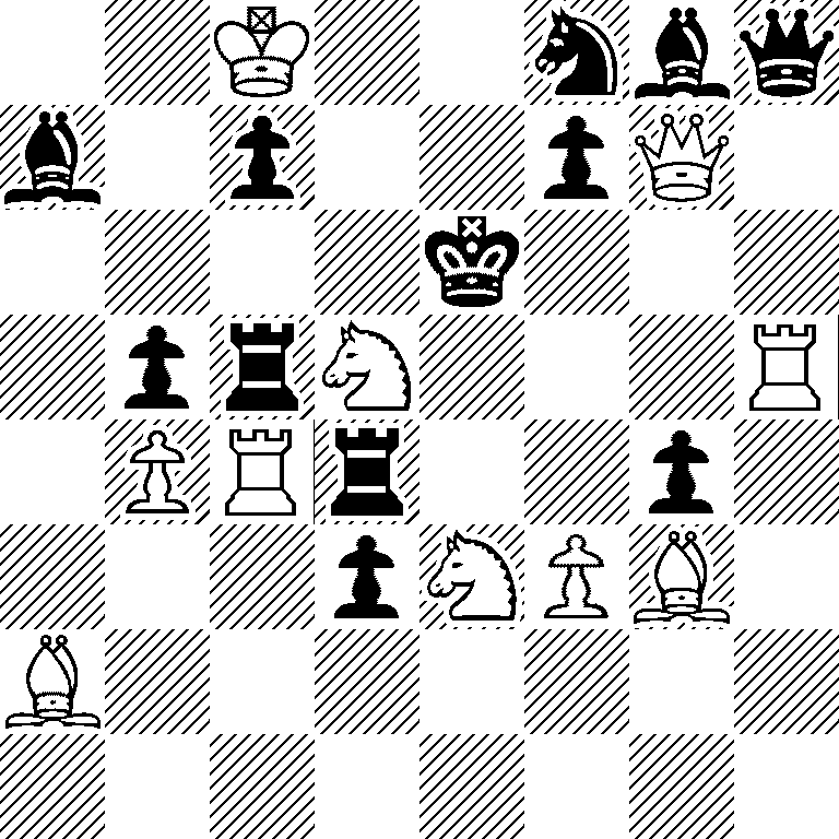 2K2nbq/b1p2pQ1/4k3/1prN3R/1PRr2p1/3pNPB1/B7/8