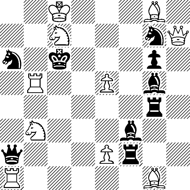 2K3B1/2N3nQ/n1k3p1/1R2P1b1/6r1/1N3b2/q3Pr2/R5B1