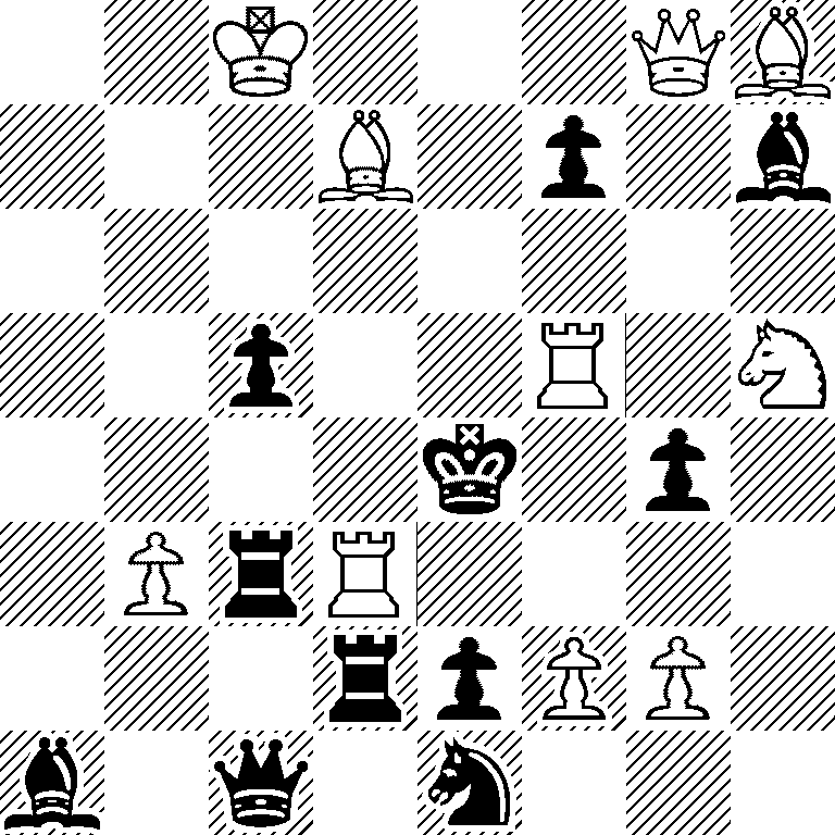 2K3QB/3B1p1b/8/2p2R1N/4k1p1/1PrR4/3rpPP1/b1q1n3