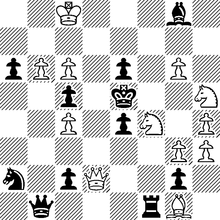 2K3b1/8/pPP1p1P1/2p1k2N/2P1pN1P/6PP/n1pQ2p1/1q3rB1